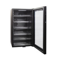 WEINKÜHLSCHRANK GK50 - Schwarz, Metall (40/76cm) - Sommertal
