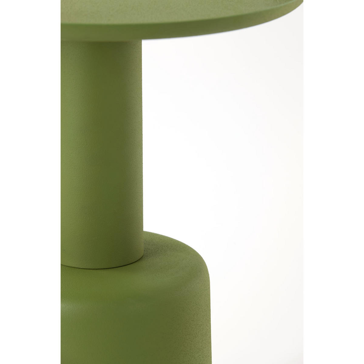 BEISTELLTISCH Milaki Grün Ø39/52 cm - Grün, Metall (39/39/52cm) - Light & Living