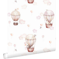 TAPETE Luftballons 50 x 900 cm - Beige, Papier (50/0.1cm) - ESTAhome