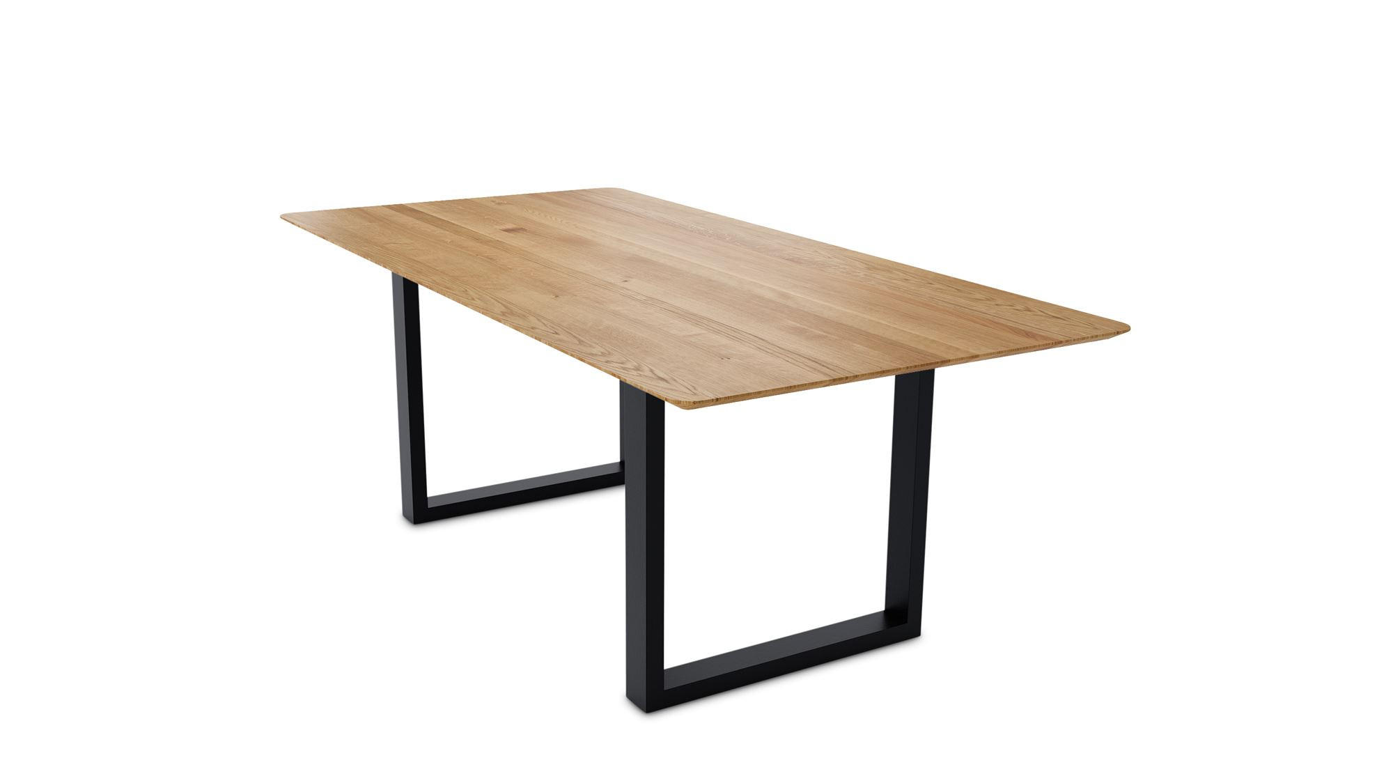 MASSIVHOLZTISCH Dagmar 4 200x76x100 Esszimmertisch Wildeiche geölt - Wildeiche, Holz (200/76/100cm) - 58aufmkessel