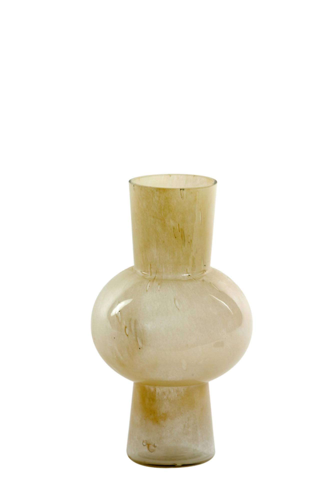 VASE Halley Braun Ø18/28,5 cm - Braun, Glas (18/28.5cm) - Light & Living