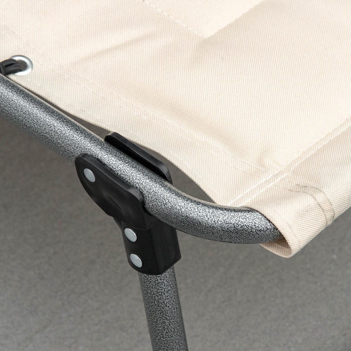 SONNENLIEGE klappbar - Beige, Metall (57/30/188cm) - Outsunny