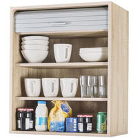 KÜCHENOBERSCHRANK mit Rolladentür 35/60/72cm - Eichefarben, Holzwerkstoff (60/72/35cm) - Simmob