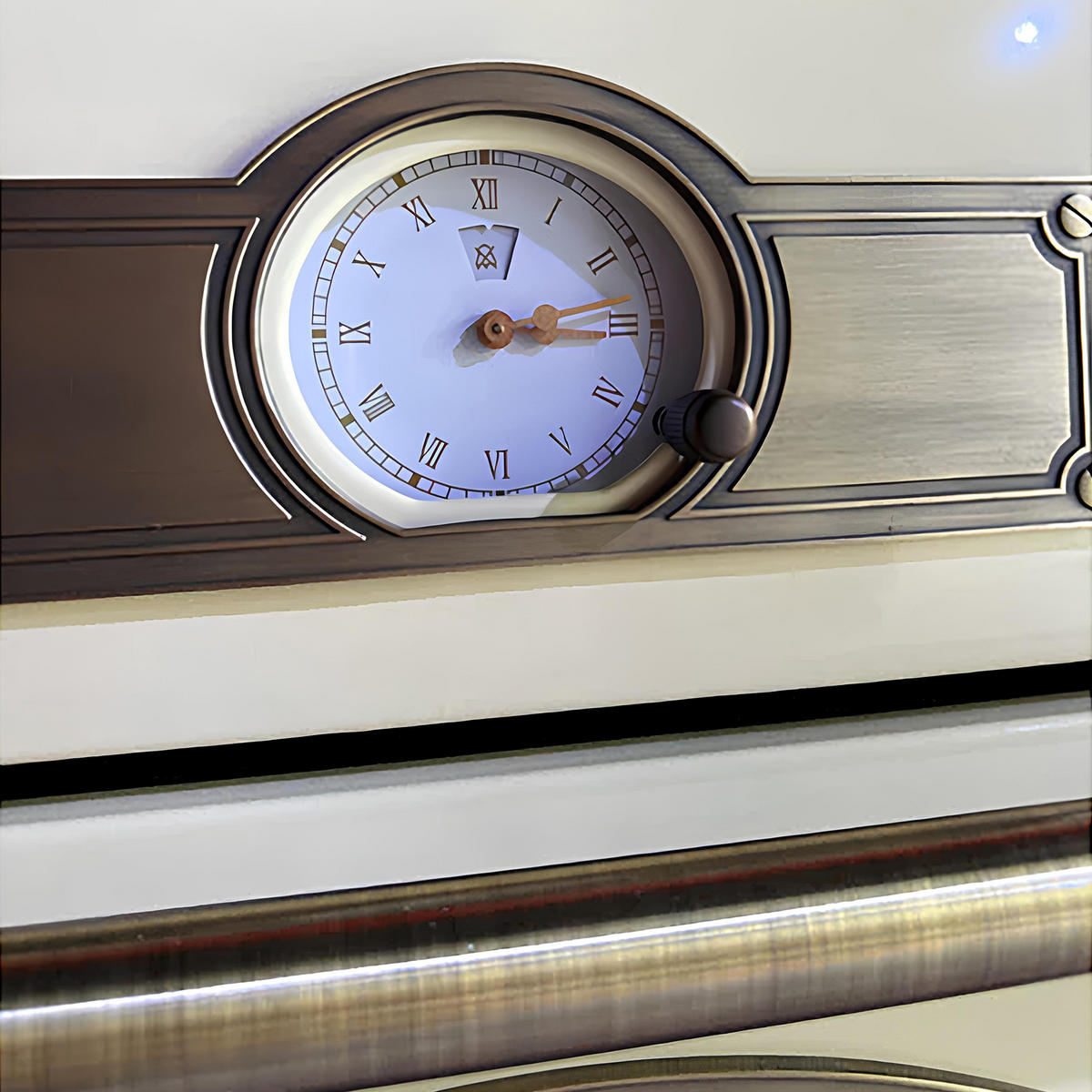 BACKOFEN-SET Elektro Backofen 60 cm EH 6355 ElfEm+KCT 6185 ElfEm Glaskeramik Kochfeld 60 cm Creme - Creme, Metall (59.4/59.4/57.5cm) - Kaiser Küchengeräte