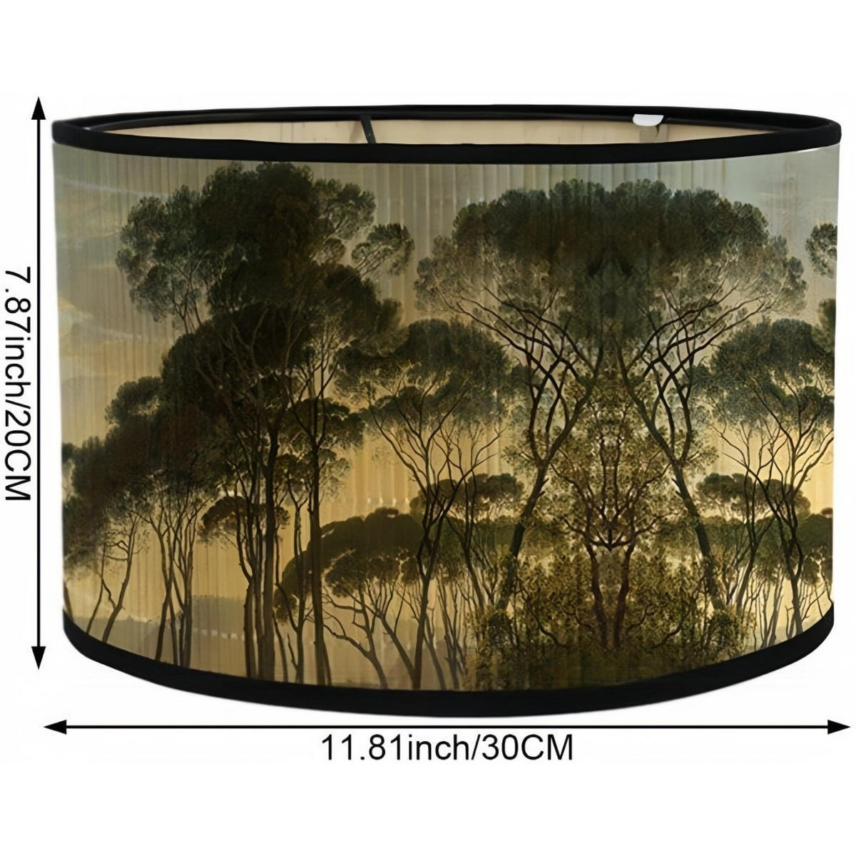 LAMPENSCHIRM Bambus 30/30/20 cm - Grün, Naturmaterialien (30/30/20cm) - Authentics