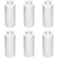 VASE 5,2 × 5,2 × 12,8 cm Transparentes Glas - Transparent, Glas (13cm) - LIBRATON