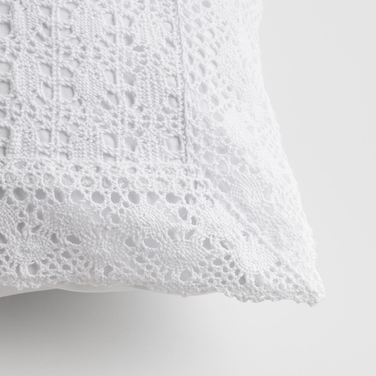 KISSENBEZUG Folkelips - Weiß, Textil (45/45cm) - home&you