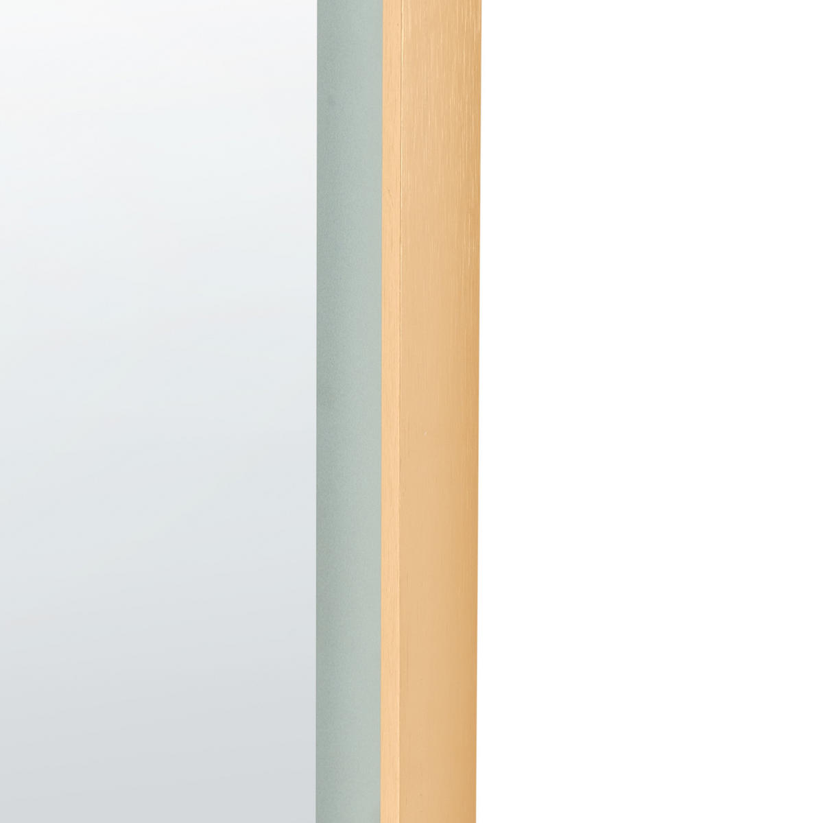 OGLINDĂ DE BAIE CU LED 60/120 cm argintie Chiddes - argintiu/auriu, sticlă (60/120/3cm) - Beliani