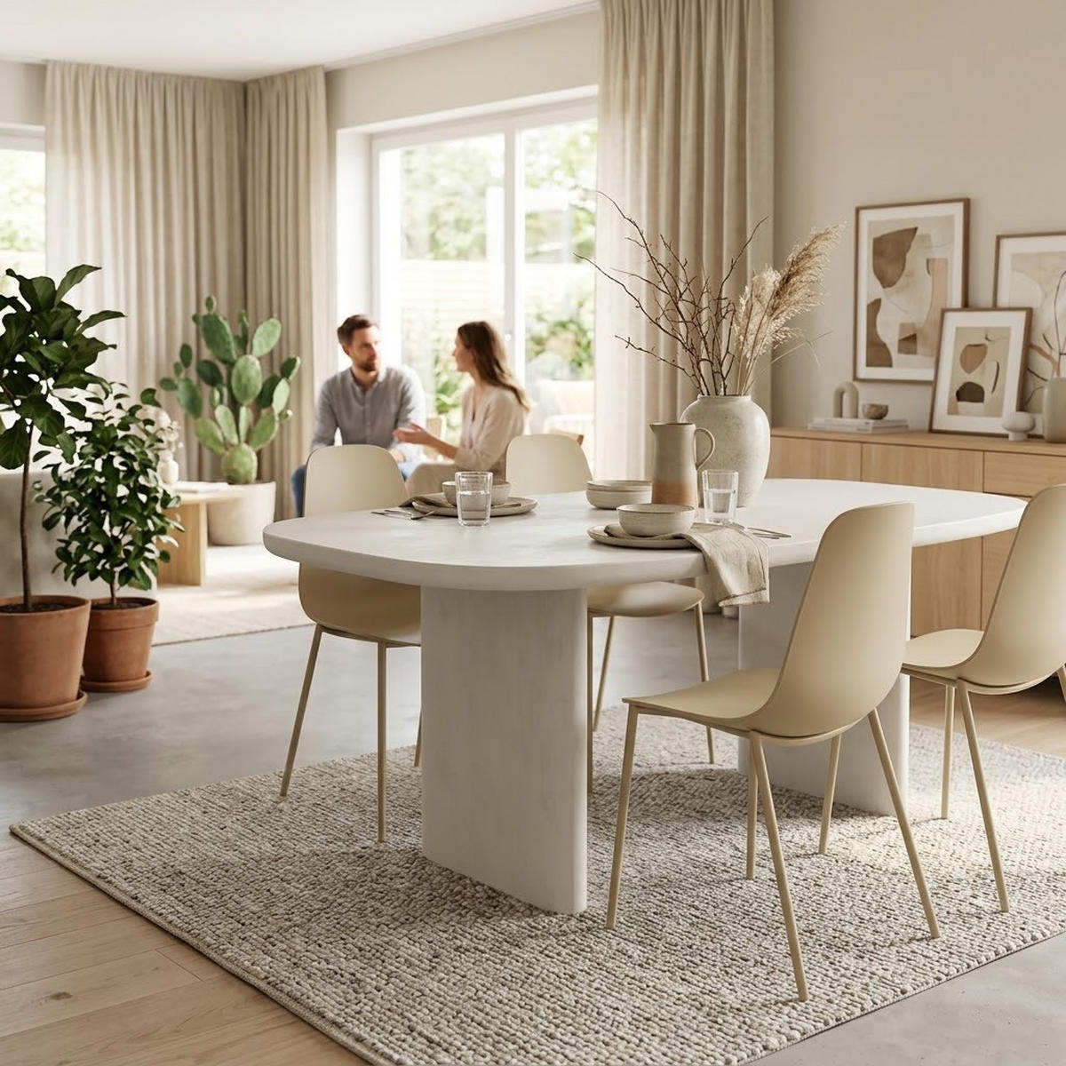 STUHL FELIZ beige - Beige, Kunststoff (48/88/48cm) - Légia Home