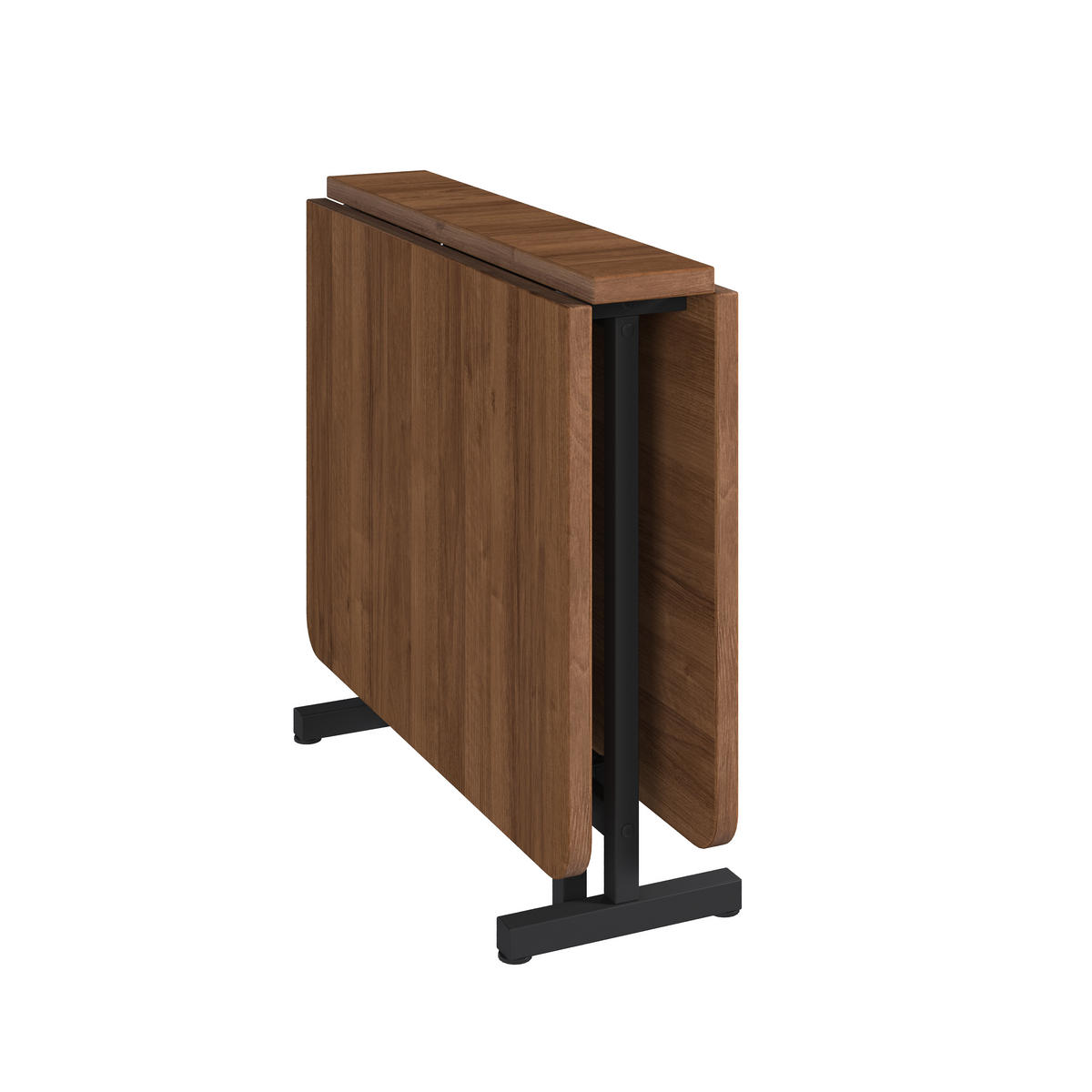 KLAPPTISCH 120/80 cm DE-39804 Walnussholzfarbe - Walnussfarben, Holzwerkstoff (80/120/75cm) - ComfortXL