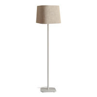 STEHLEUCHTE PERTH beige/weiß 15 W - Weiß, Metall (37/37/155cm) - Rendl