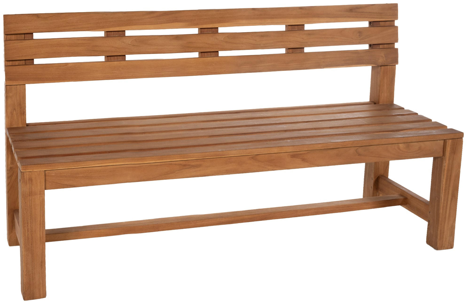 GARTENBANK 200/50 cm Holz teak - Teakfarben, Holz (200/85/50cm) - CLP
