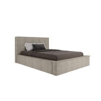 POLSTERBETT SANA 140x200cm Elegantes Polsterbett für modernen Wohnstil , ohne matratze, beige - Beige, Holz (140/200cm) - Homesy