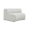 SOFAELEMENT Strukturstoff Stoff Beige - Beige/Schwarz, Kunststoff/Textil (147/70/89cm) - Makamii