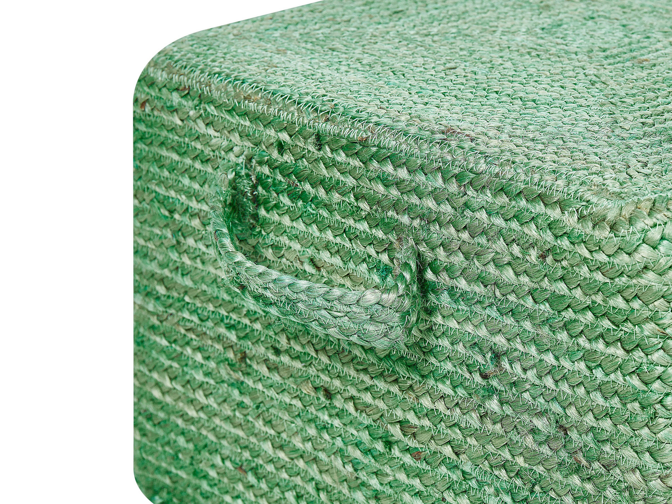 Beliani Pouf Grün 45x30x45 cm