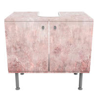 WASCHBECKENUNTERSCHRANK Rosa Korallengrund 60/55/35 cm - Rosa, Holzwerkstoff (60/55/35cm) - Bilderwelten