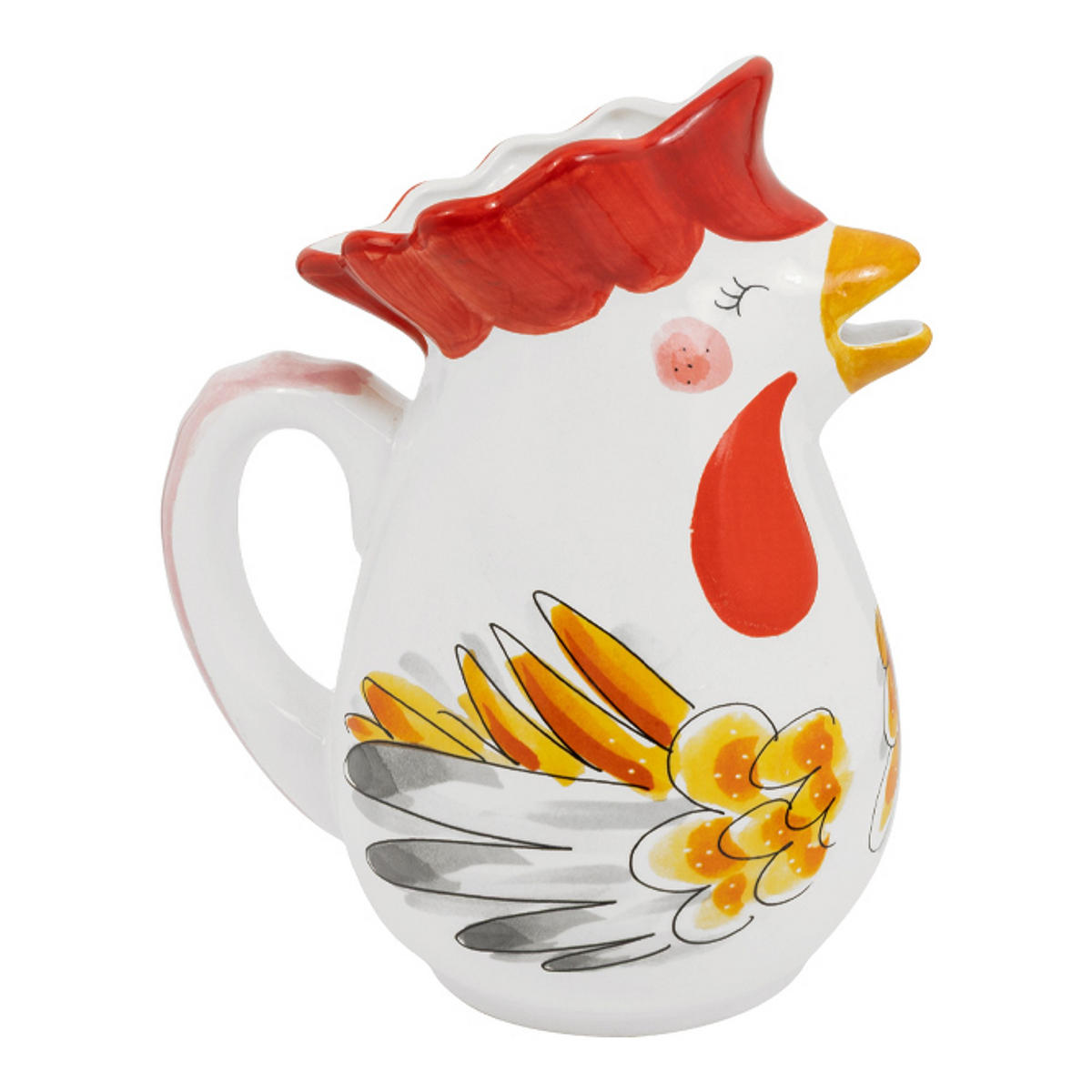 SAFTKANNE Osterhühner in Bunt - 26cm - Multicolor, Keramik (1L) - Blond Amsterdam