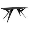 ESSTISCH ausziehbar Axis - Schwarz, Holzwerkstoff/Metall (90/160/76cm) - MIRJAN24