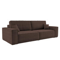 SCHLAFSOFA BEST und Bettkasten Stoff Poso Braun - Braun, Holz (246/83/98cm) - Kaiser Möbel