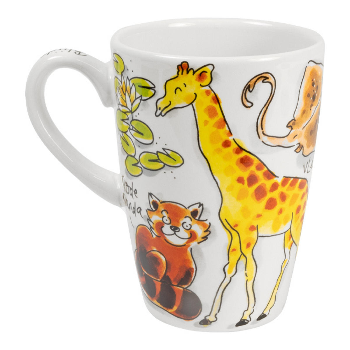 XL-BECHER Seepferdchen in Bunt - 500 ml - Multicolor, Keramik (0.5L) - Blond Amsterdam