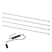 LED KIT für Pergola 3 x 3 m Graphitgrau - Anthrazit, Metall (300/1/300cm) - WEIDE