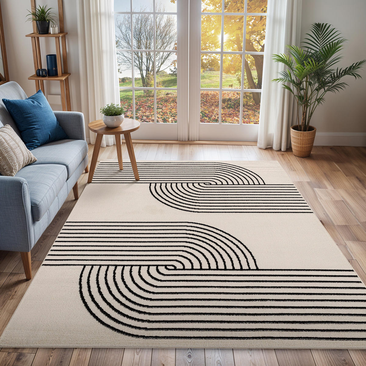 KURZFLORTEPPICH 152/213 cm Weiß - Weiß, Naturmaterialien/Textil (152/213cm) - LIVABLISS