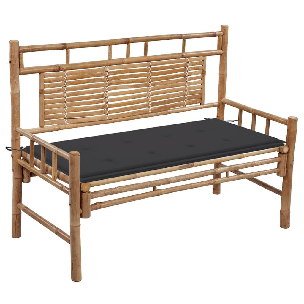 furnicato Gartenbank Anthrazit 55x90x120 cm