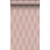 TAPETE 3D Muster 50 x 900 cm - Pink, Papier (50/900cm) - Origin Wallcoverings