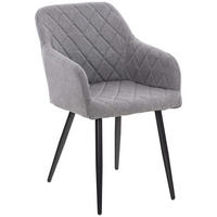 ESSZIMMERSTUHL Shila 84x47x44 cm grau - Grau, Textil (47/84/44cm) - furnicato