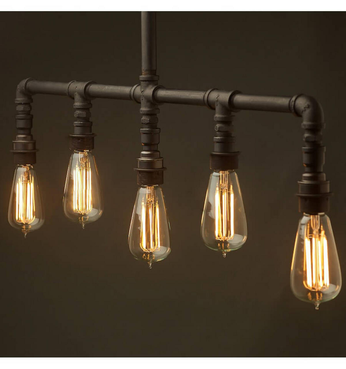 HÄNGELEUCHTE Luigi, Braun, 98cm - Braun, Metall (98/98/90cm) - KOSILUM