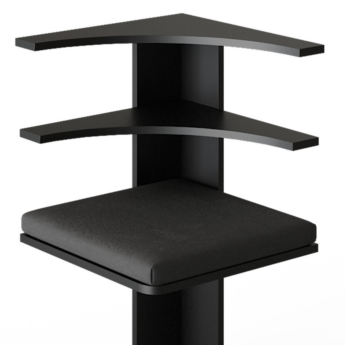 ESSZIMMER-ECKBANK Roman Schwarz 43.5 x 43.5 cm - Schwarz, Holzwerkstoff (43.5/43.5cm) - Vicco