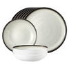 TAFELSERVICE Terra Corso 12er Set - Beige/Grau, Keramik (1/1/1cm) - Seltmann Weiden