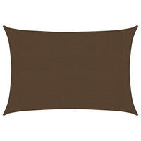 SONNENSEGEL 160 g/m² Braun 3x4,5 m HDPE - Braun, Textil (450/300cm) - furnicato