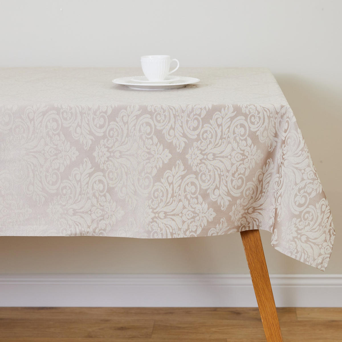 TISCHTUCH Cotini - Beige, Textil (180/130/1cm) - home&you