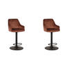 BARHOCKER Fender Braun 42/40/92 cm 2er-Set - Braun, Textil (40/92/42cm) - LABEL51