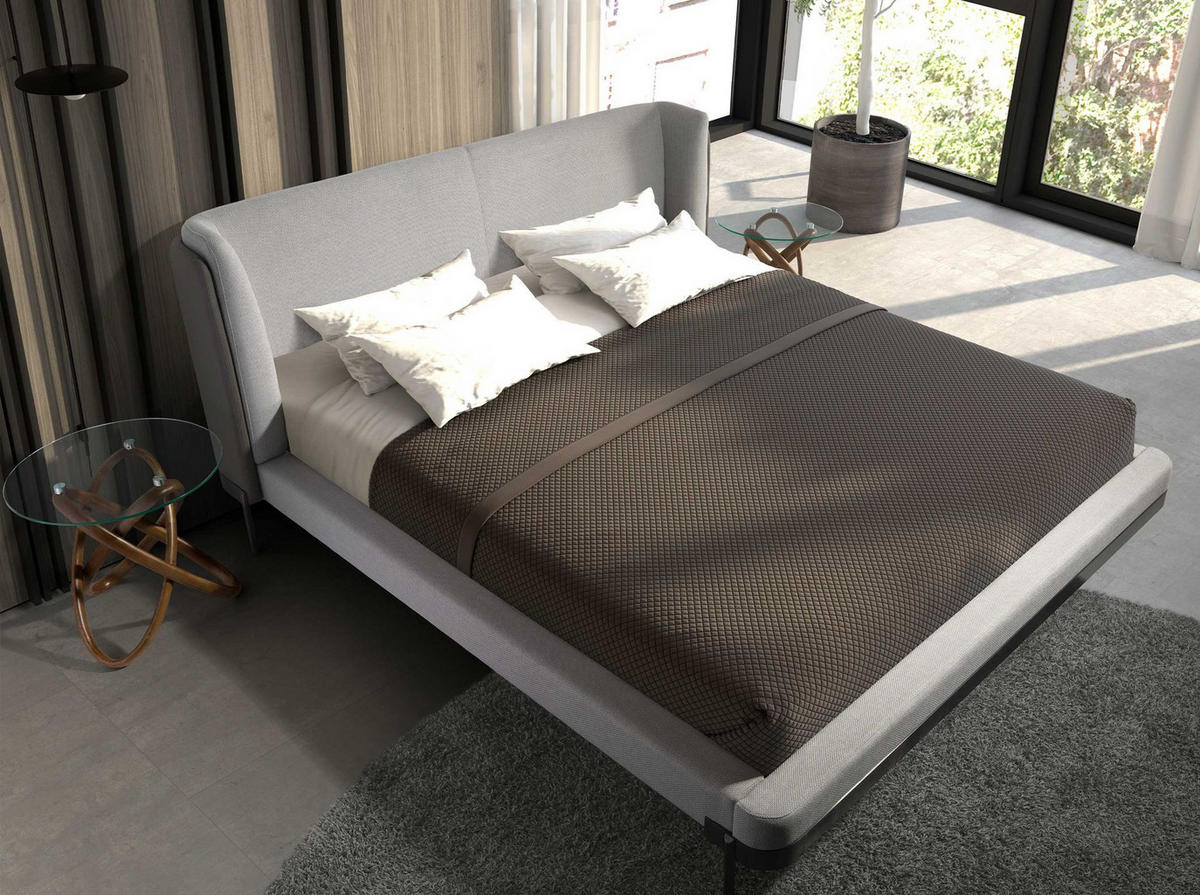 ECKTISCH Runder Ecktisch aus gehärtetem Glas und Nussbaum Ø55/50 cm - Transparent/Walnussfarben, Glas (55/55/50cm) - ANGEL CERDA