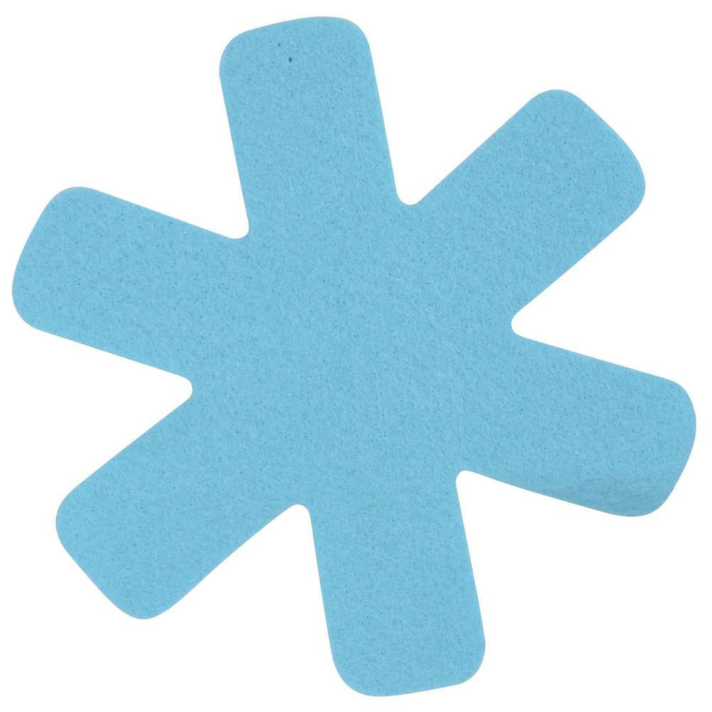 PFANNENTRENNER Schutz-Vlies 5-teilig Grau - Grau, Textil (18/0.5/18cm) - Excellent Houseware