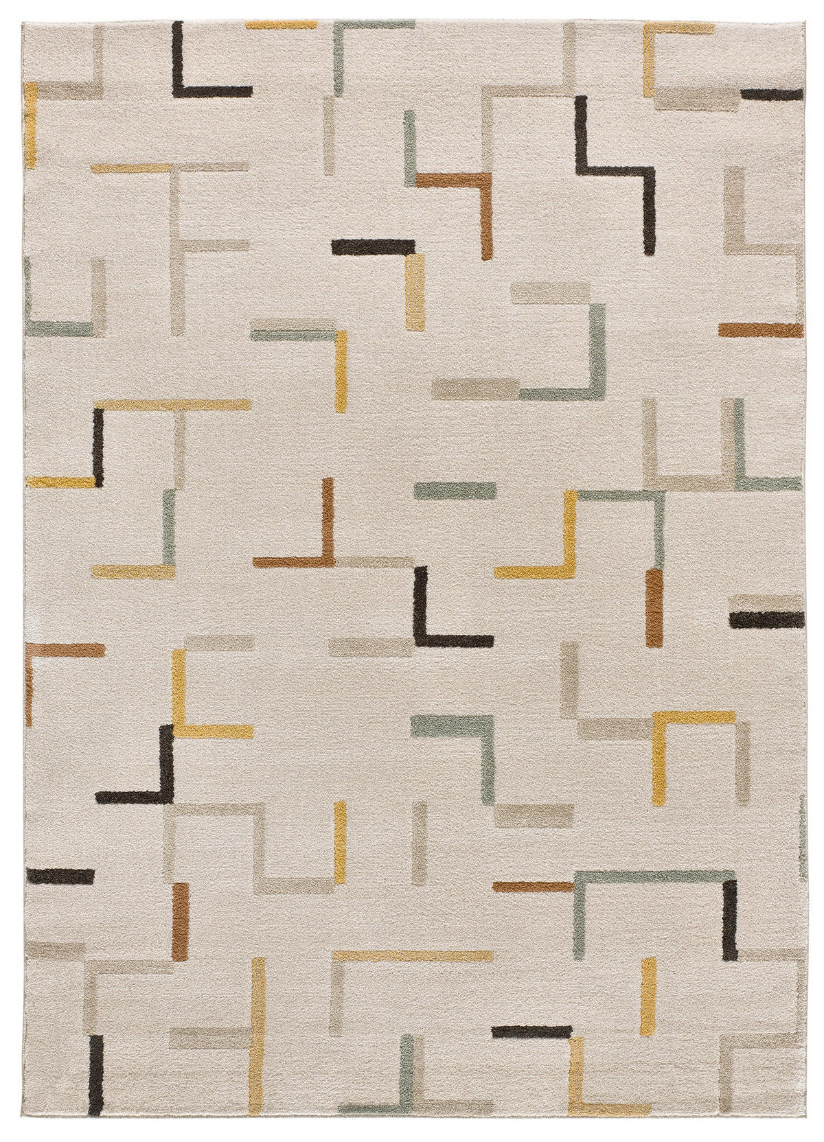 WEBTEPPICH Beige Domus 120/170 cm - Beige, Naturmaterialien/Textil (120/170cm) - Atticgo