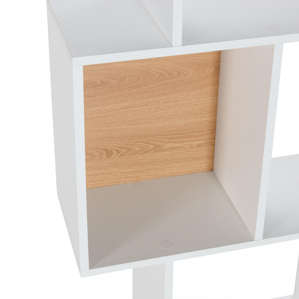 REGAL Nagato 8 fächern weiße Farbe - Weiß, Holzwerkstoff (98/168/25cm) - VS Venta-stock