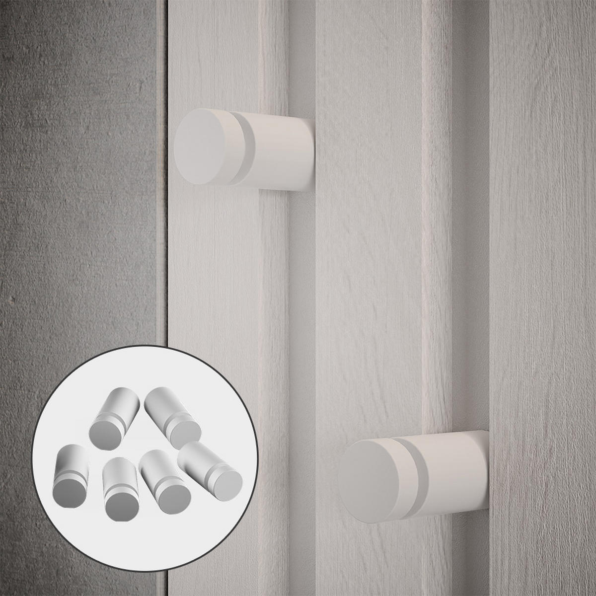AKUSTIKPANEEL Sonoa, Weiß, 12er Set - Weiß, Holzwerkstoff (40/120/1.8cm) - Vicco