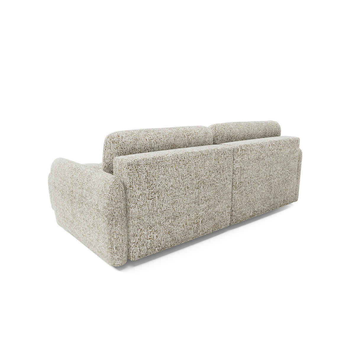 ECKSOFA Grau meliert - Grau, Holz (240/165cm) - Petits-meubles