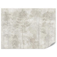 FOTOTAPETA Pre Obývaciu Izbu Boho Abstrakcia Les Stromy Betón Vintage 500 x 350 cm - béžová, papier (500/350cm) - Muralo