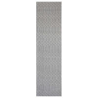 KURZFLOR-TEPPICH Flair 138 Grau 80x300 cm - Grau, Textil (80/300cm) - carpet city