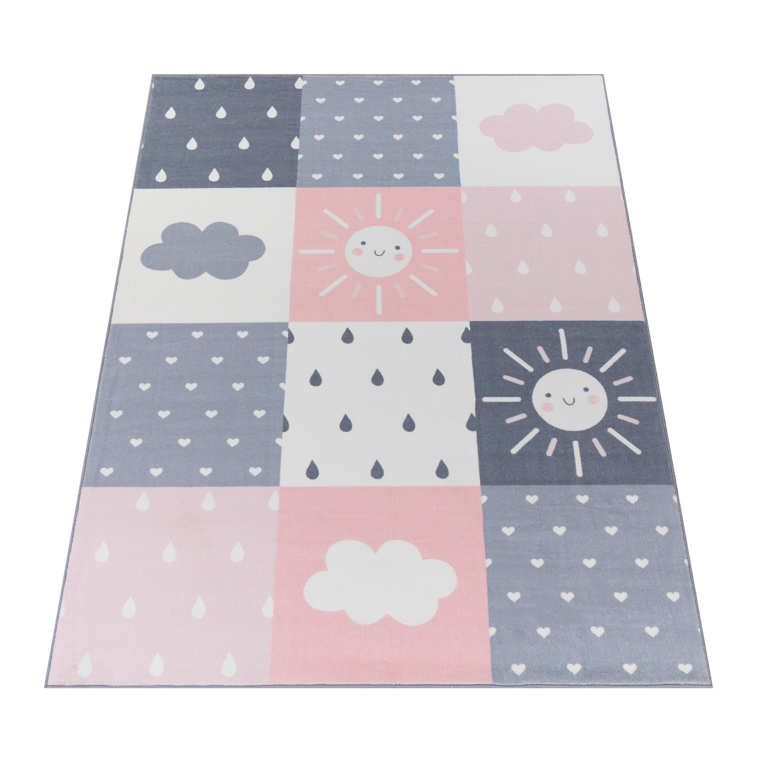KINDERTEPPICH 240/340 cm Eliz 393 - Rosa, Textil (240/340cm) - Paco Home