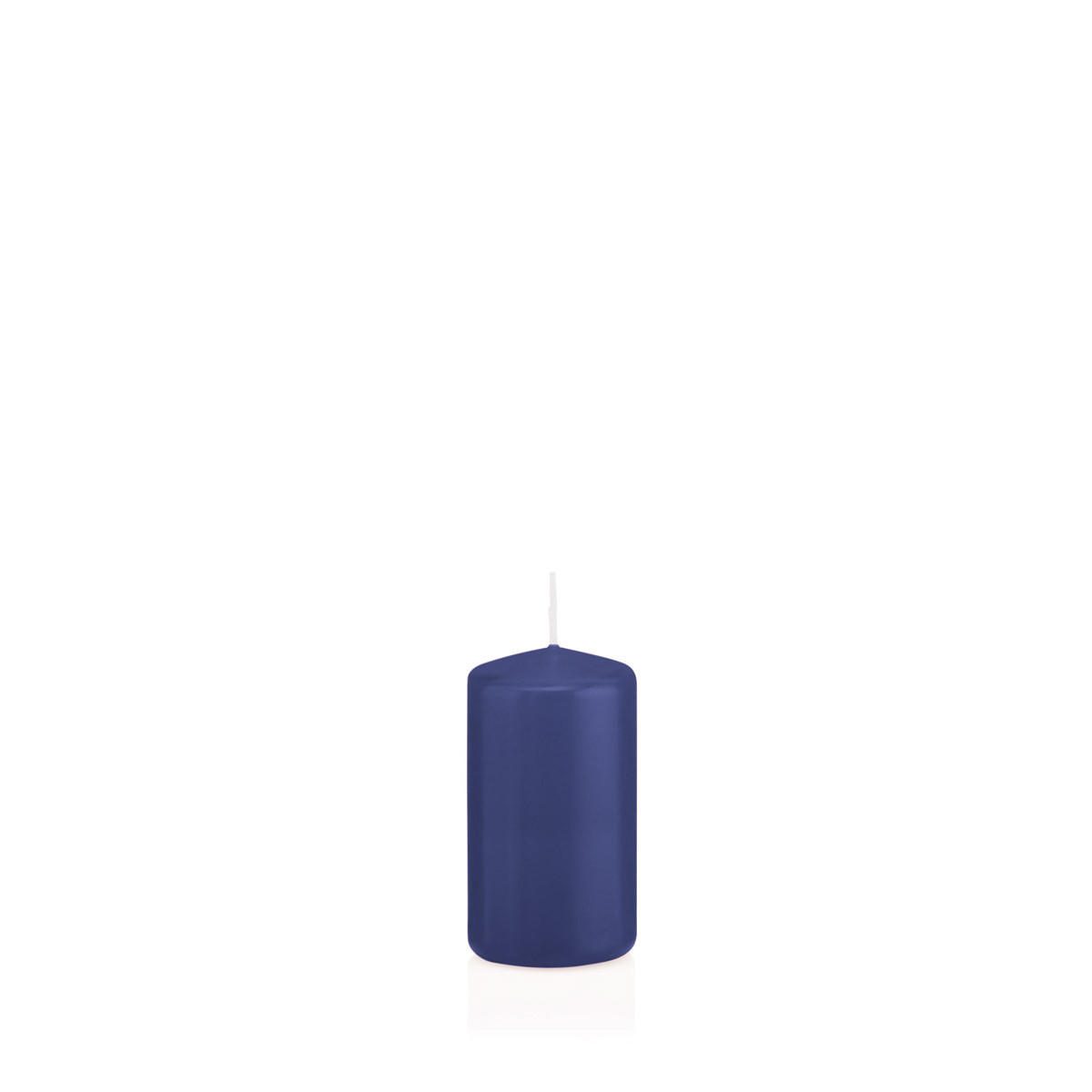 STUMPENKERZEN Dunkelblau Ø 38 x 80 mm, 24 Stück - Dunkelblau, Paraffin (4/8cm) - Wiedemann Kerzen