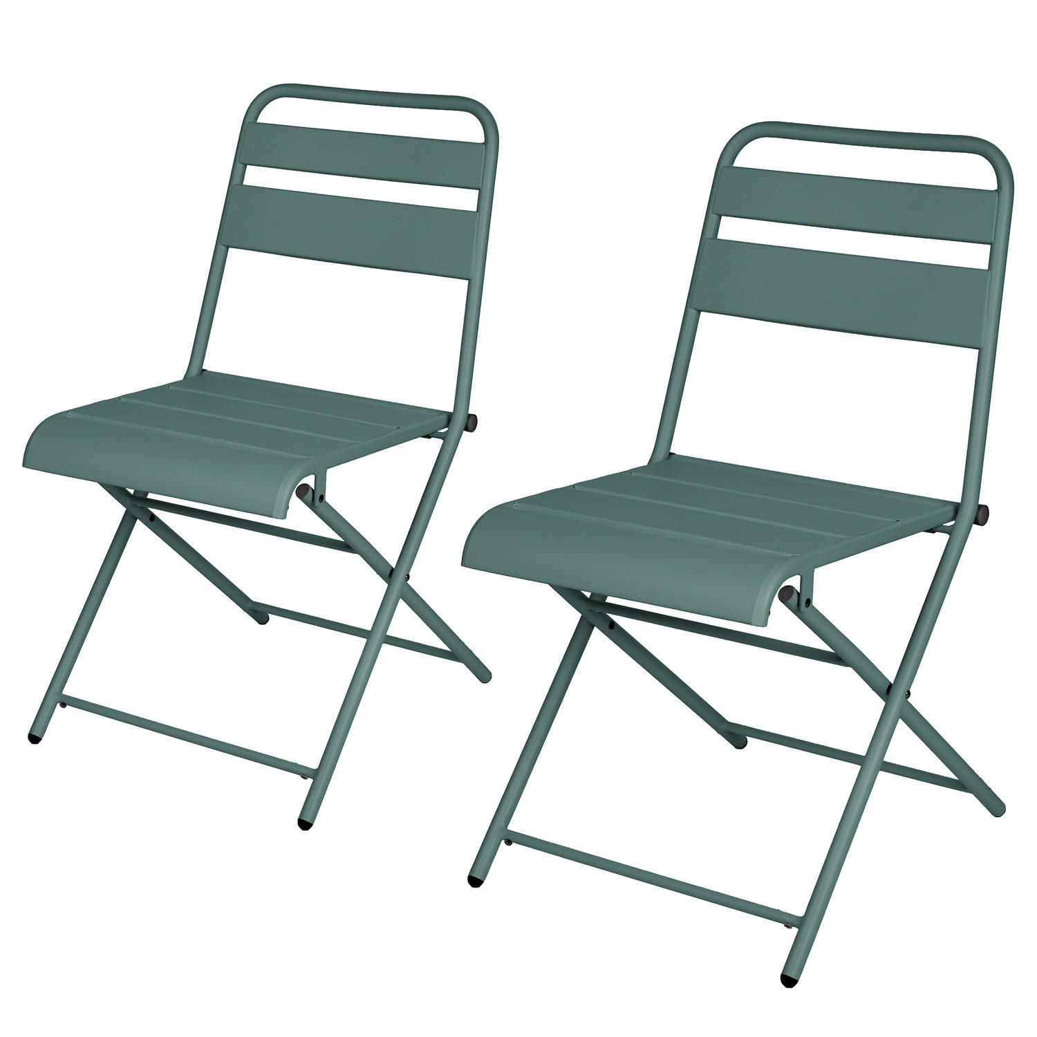 KLAPPSTUHL (2er-Set) Urban One - Salbeigrün, Metall (45/80/54cm) - Butlers