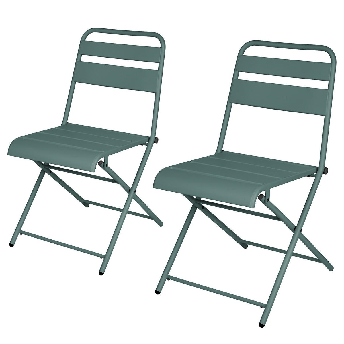 KLAPPSTUHL (2er-Set) Urban One - Salbeigrün, Metall (45/80/54cm) - Butlers