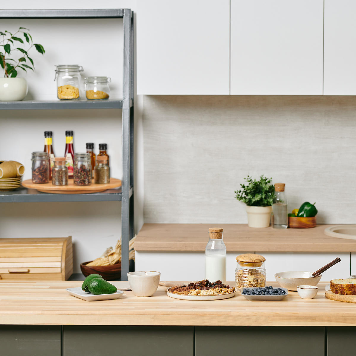 DREHTELLER - Hellbraun, Holz (40/3.5/40cm) - Relaxdays