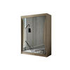 KLEIDERSCHRANK TIWAN mit Spiegel/LED - 120 cm - Sonoma Eiche - Sonoma Eiche, Holzwerkstoff (120/215/61cm) - ALTDECOR