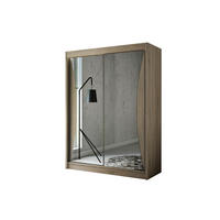 KLEIDERSCHRANK TIWAN mit Spiegel/LED - 120 cm - Sonoma Eiche - Sonoma Eiche, Holzwerkstoff (120/215/61cm) - ALTDECOR